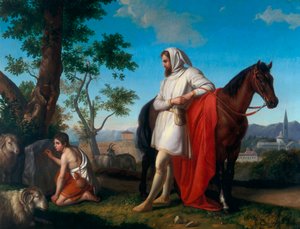 Cimabue ja Giotto tekijältä Gaetano Sabatelli